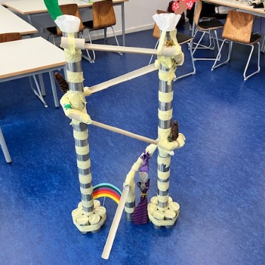 Kugelbahn beim Umwelttag