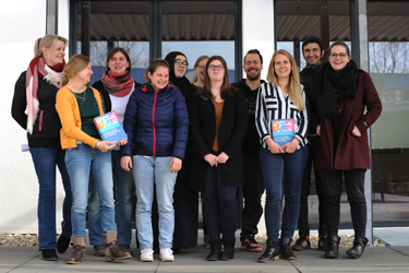 HEP im Erziehungsdienst Gruppe 2017_18 Gruppenbild der Teilnehmer/-innen der Weiterqualifikation im Schuljahr 2017/18
